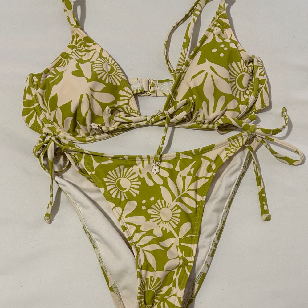Wild Fable Green Floral Bikini